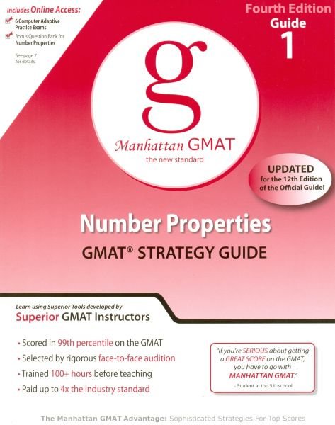 Manhattan GMAT Number Properties Strategy Guide