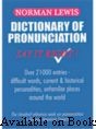 Dictionary of Pronunciation 