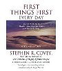 FIRST THINGS FIRST EVERY DAY - Audio CD 